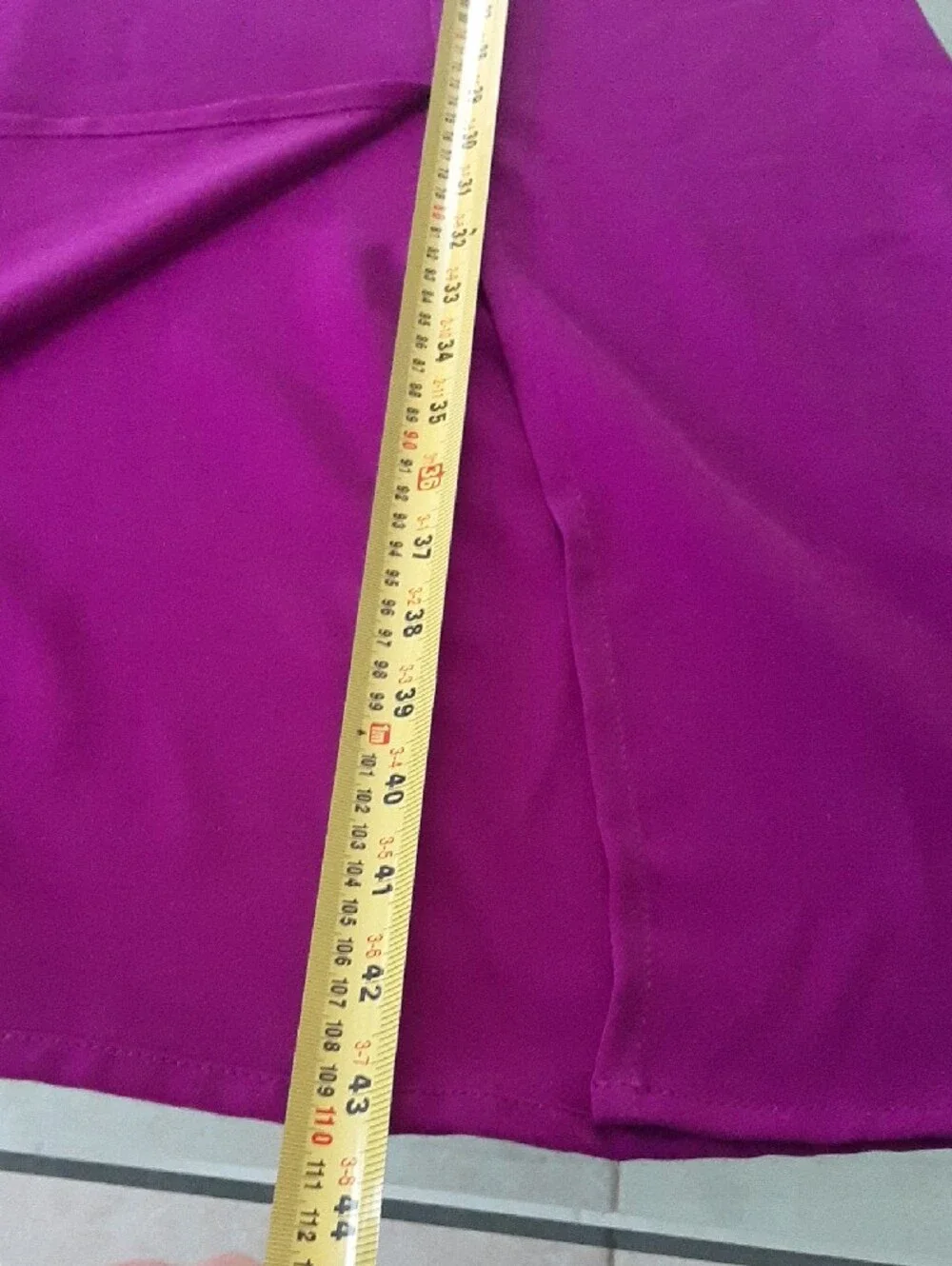 Ricki's๐True Purple Square-Neck Midi Dress with Side Slit Good Cond Sz 14 - Picture 11 of 11